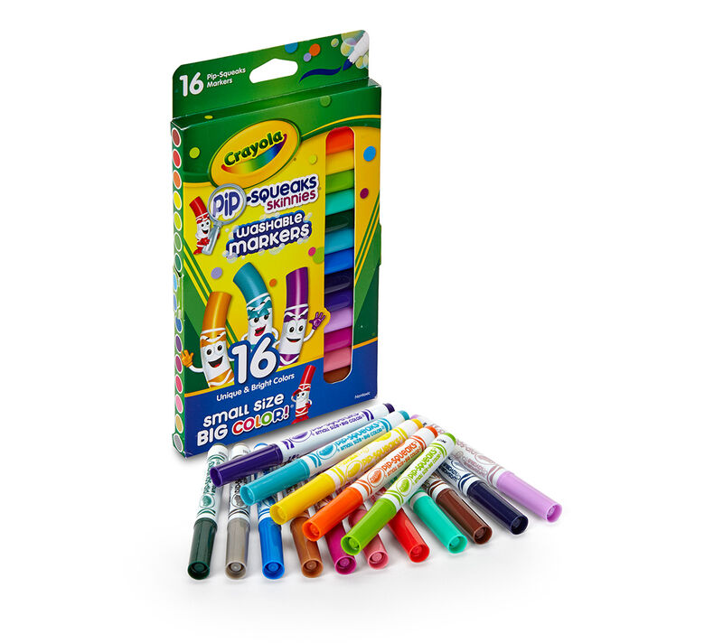 Pip-Squeaks Skinnies Marker, 16 Count