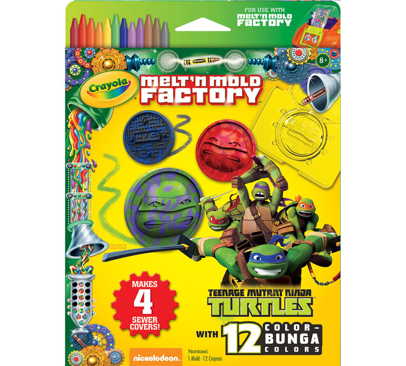 Melt 'n Mold Factory Teenage Mutant Ninja Turtles Expansion Pack | Crayola