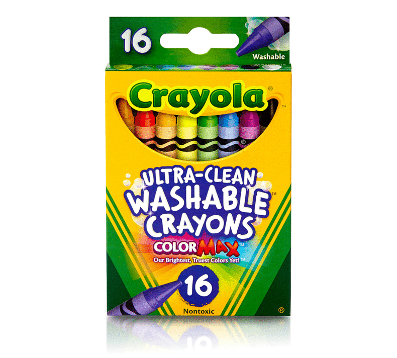 Crayola Construction Paper Crayons 16-Count Vivid Colors Non Toxic
