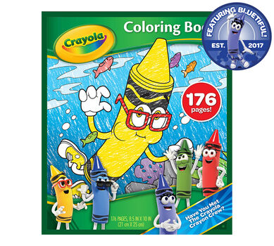 Download Bluetiful Crayon Coloring Book - 176 Pages | Crayola.com | Crayola