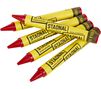 Crayola Red Staonal Crayons, 8 count, contents.