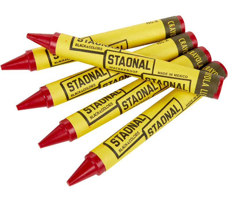 Crayola Red Staonal Crayons, 8 count