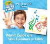 Color Wonder Mess Free Paintbrush Pens, 8 count. Won't color on skin, furniture, or fabric.