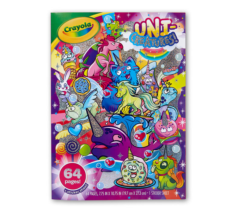 Cat & Unicorn Coloring Book Set with Crayons | Crayola.com | Crayola
