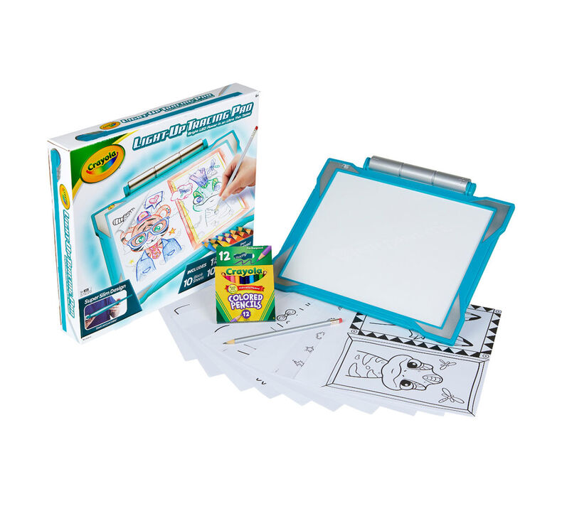 toetje binden Uitbarsten Teal Light Up Tracing Pad, Gift for Kids | Crayola.com | Crayola