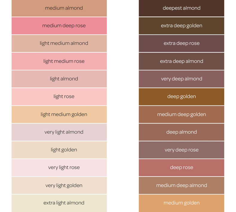 Almond Shade for Which Skin Tone  