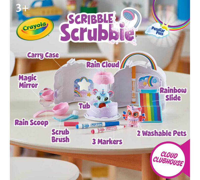 Scribble Scrubbie Pets! Peculiar Pets Cloud Clubhouse