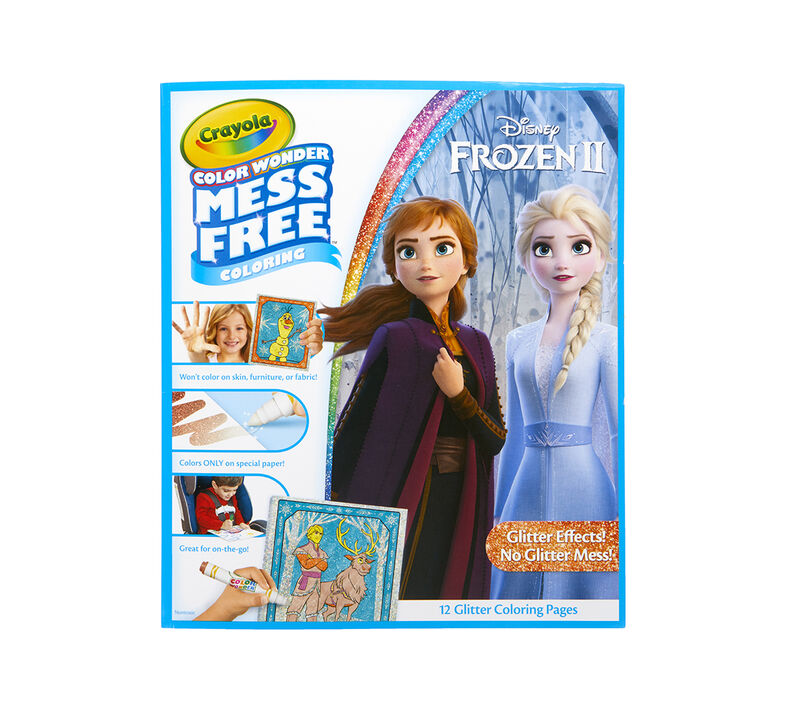 Crayola Coloring Book, Mess Free, Disney Frozen II