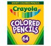 Short Colored Pencils, 64 count front view