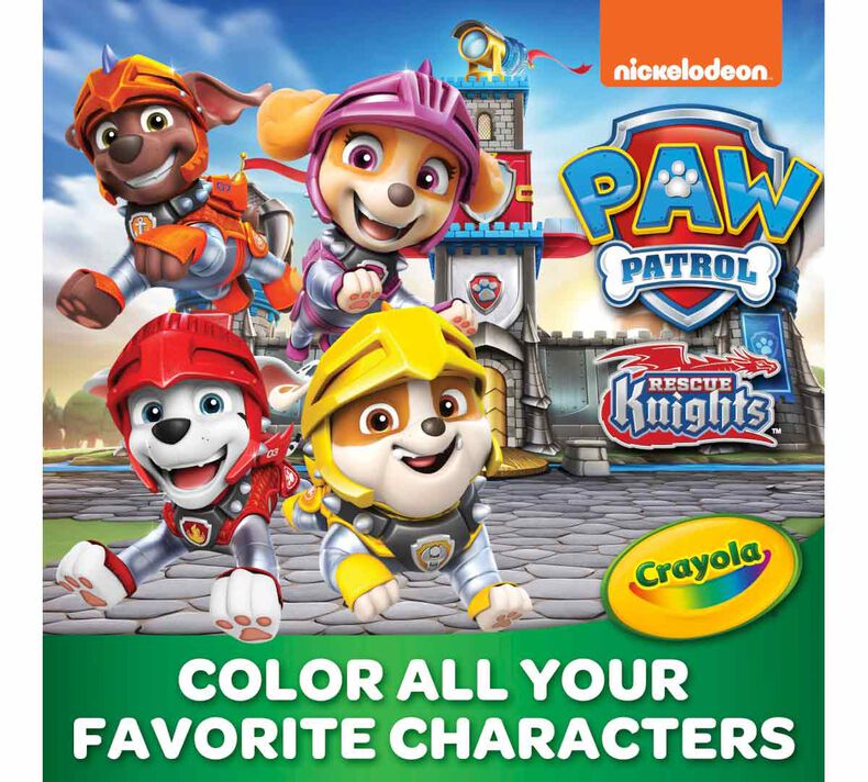 Paw Patrol Giant Coloring Pages, 18 Pages