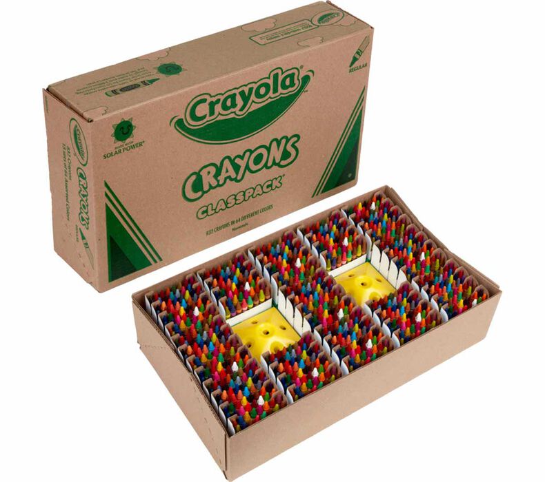Crayon Classpack, 832 Count, 64 Colors