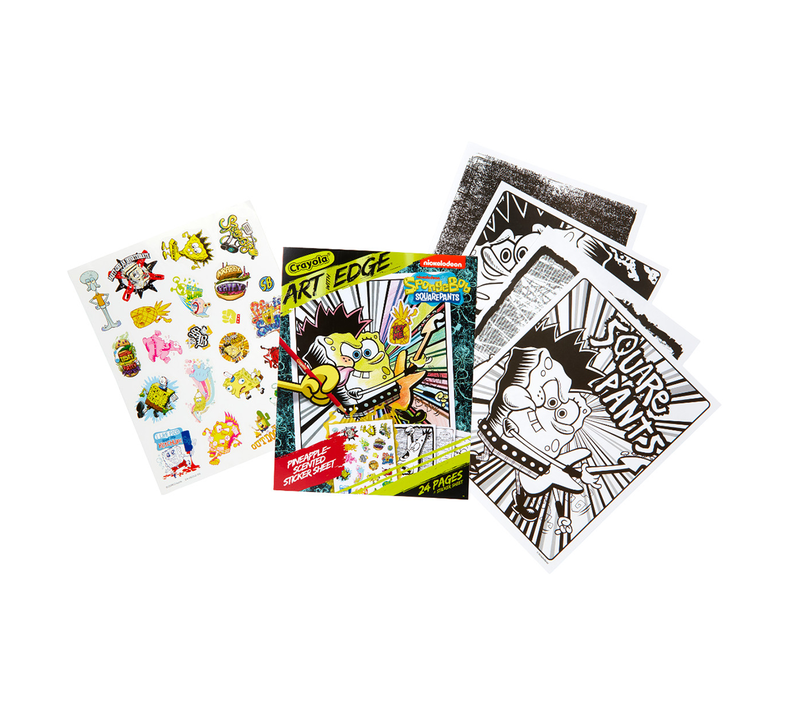 Art With Edge, Nickelodeon SpongeBob Squarepants Coloring Pages