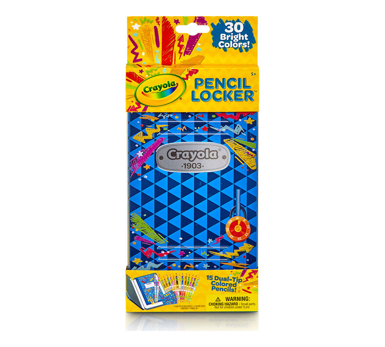 Colored Pencils Tin Locker