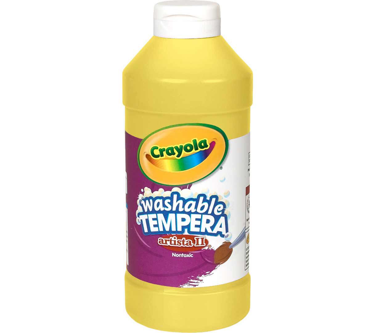 Artista II Washable Tempera Paint 16-oz. Yellow