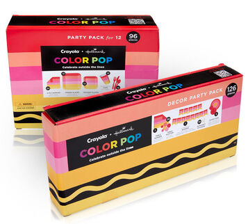 Color Pop Warm Stripe Party Pack