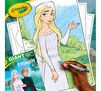 Frozen Giant Coloring Pages, 18 Count. Hand coloring Elsa with Doodle and Draw Marker.