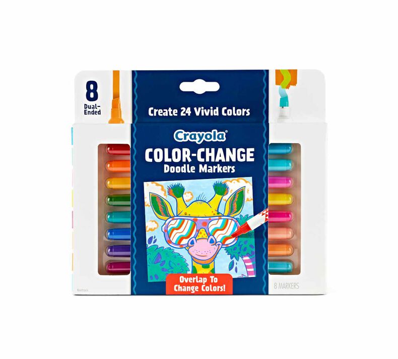 Doodle & Draw Color Change Doodle Marker, 8 count