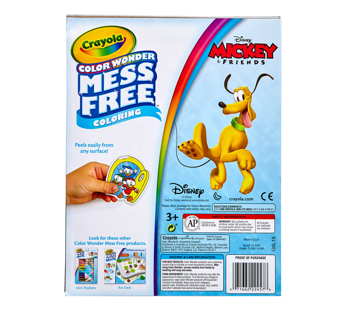 Color Wonder Stickers, Mickey Mouse & Friends - Crayola