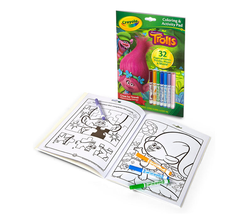 Coloring & Activity Book, Trolls