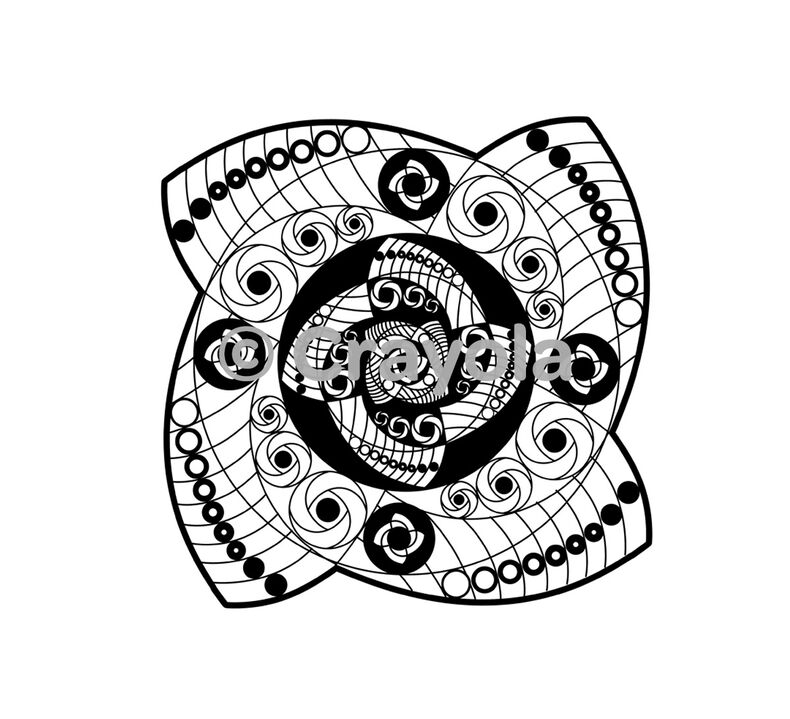 Color Escapes Adult Coloring Kit, Kaleidoscopes