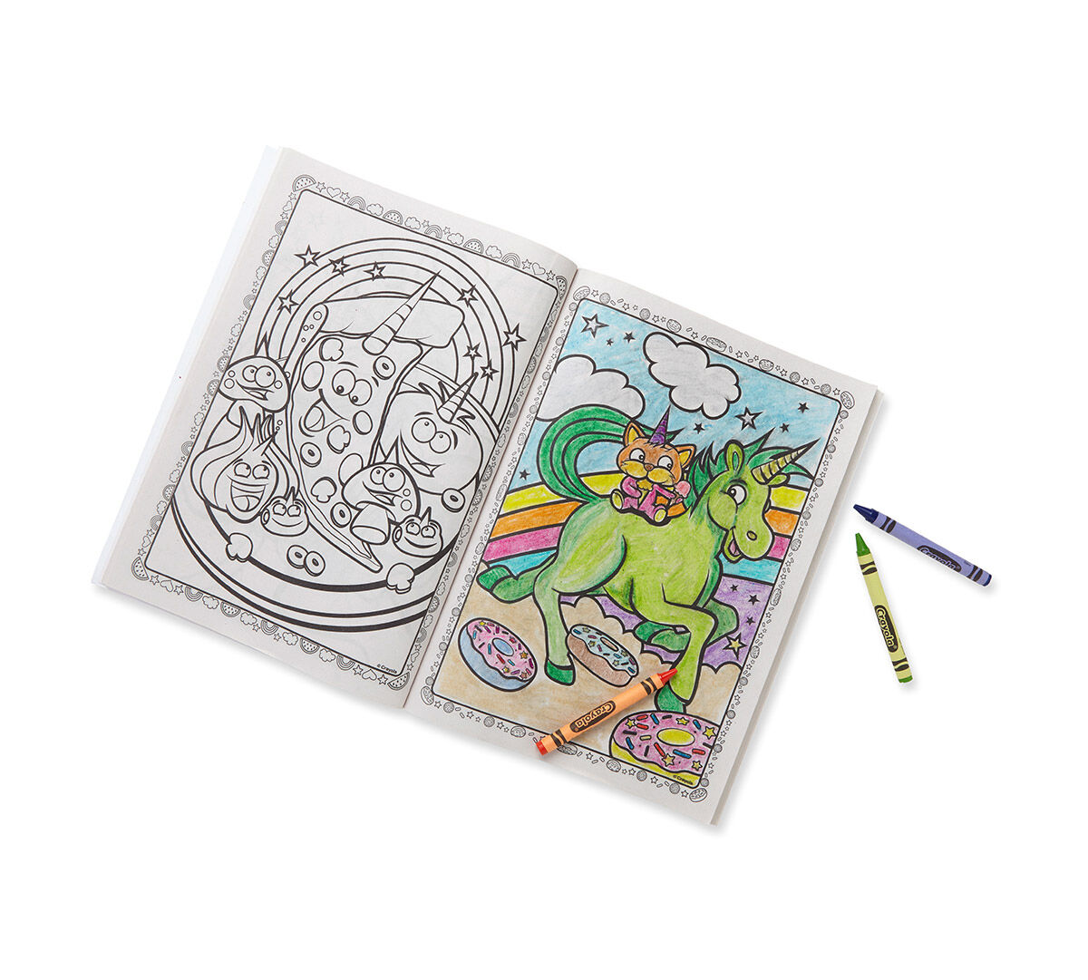 Uni-Creatures Coloring Book & Sticker Sheet | Crayola