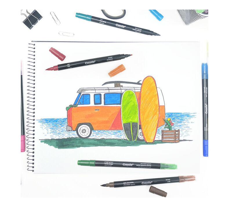 Signature Gel Pens and Brush & Detail Markers Set