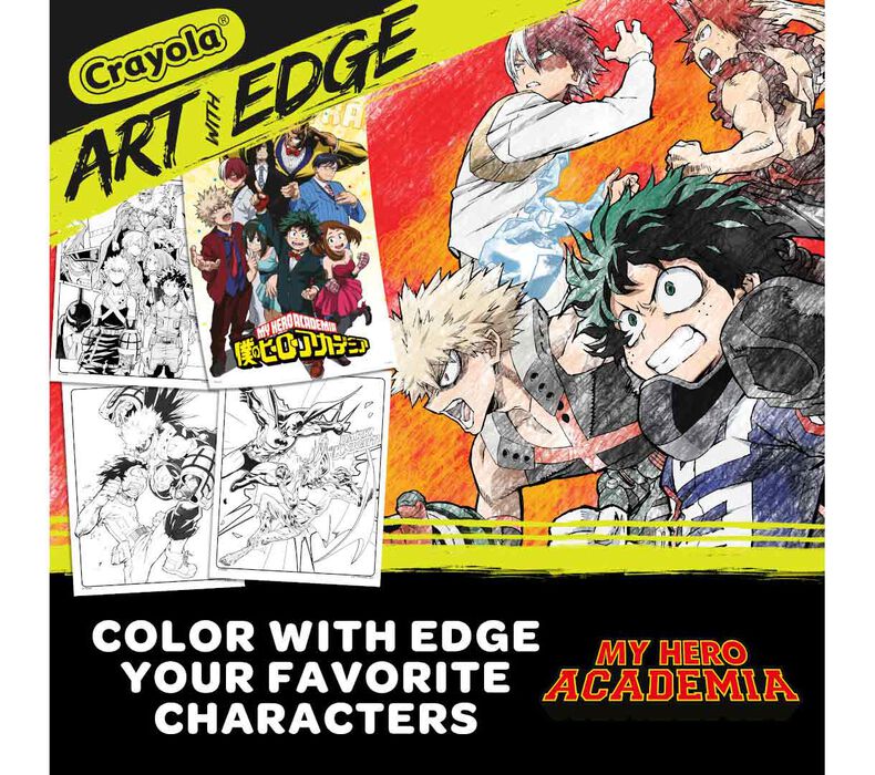 Art With Edge My Hero Academia Coloring Book