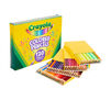 Crayola 120 Count Colored Pencils Front of box and pencils 