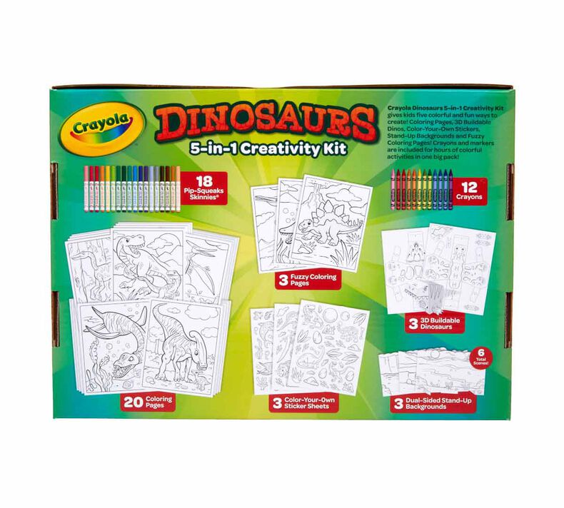 Crayola 5-in-1 Dinosaurs Creativity Kit