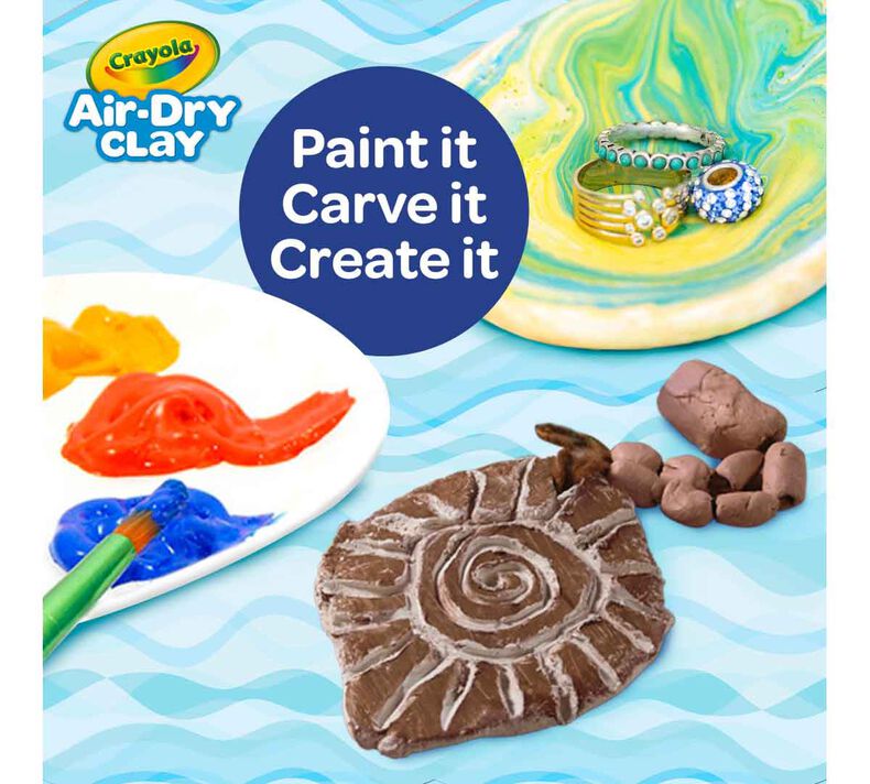 Air Clay Fun Activity Bucket - 15 Vibrant Colors and 5 Modeling Tools - Air  Dry Clay for Kids - Soft Molding Clay for Kids - DIY Sculpting Art Craft