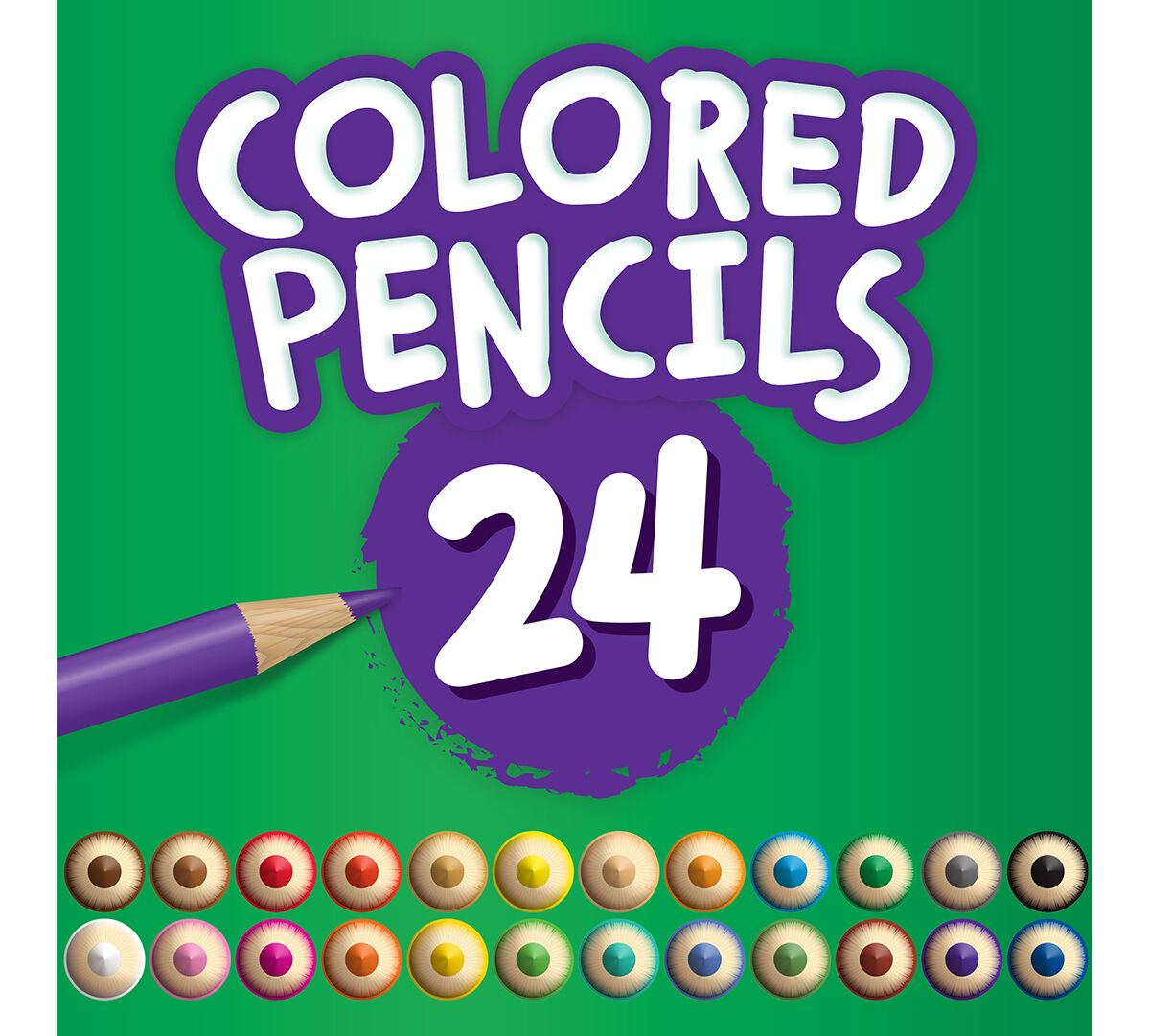 Crayola Colored Pencils Set, 24 Count | Crayola