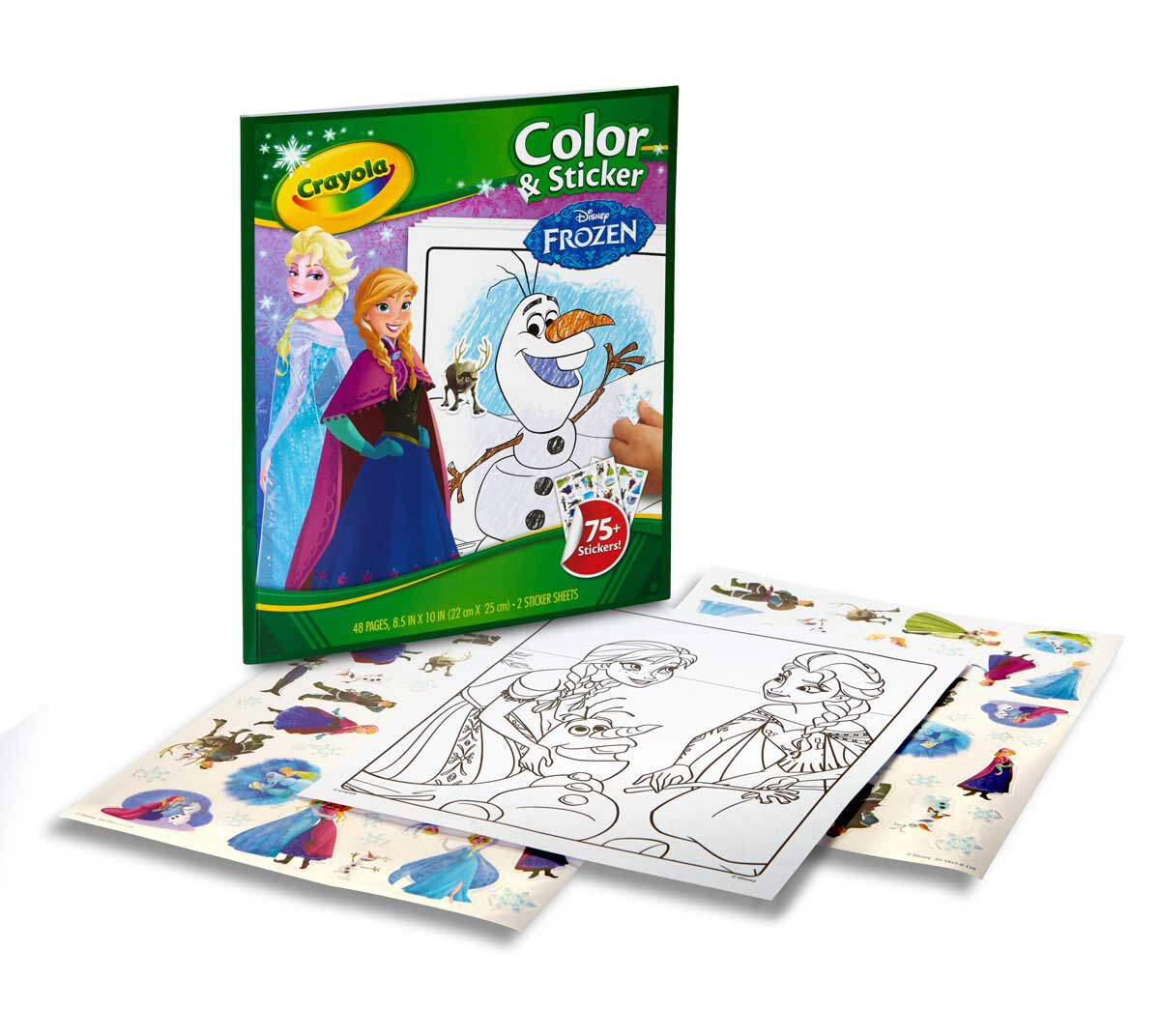 Color and Sticker Book - Frozen - Crayola