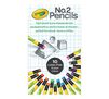 Crayola #2 Pencils 20 count colorful, latex free erasers 