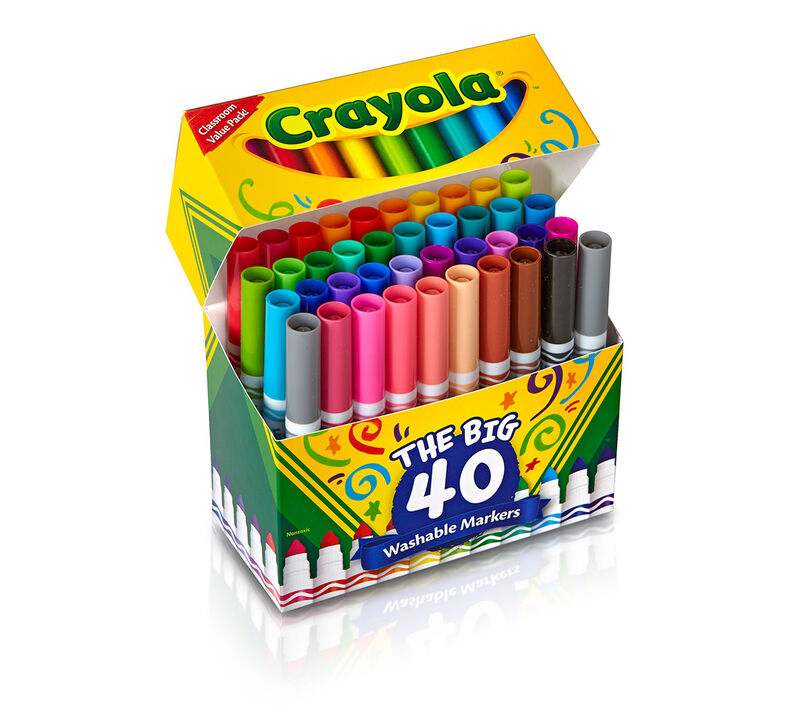 Crayola Washable Super Tips Markers, 10 Count