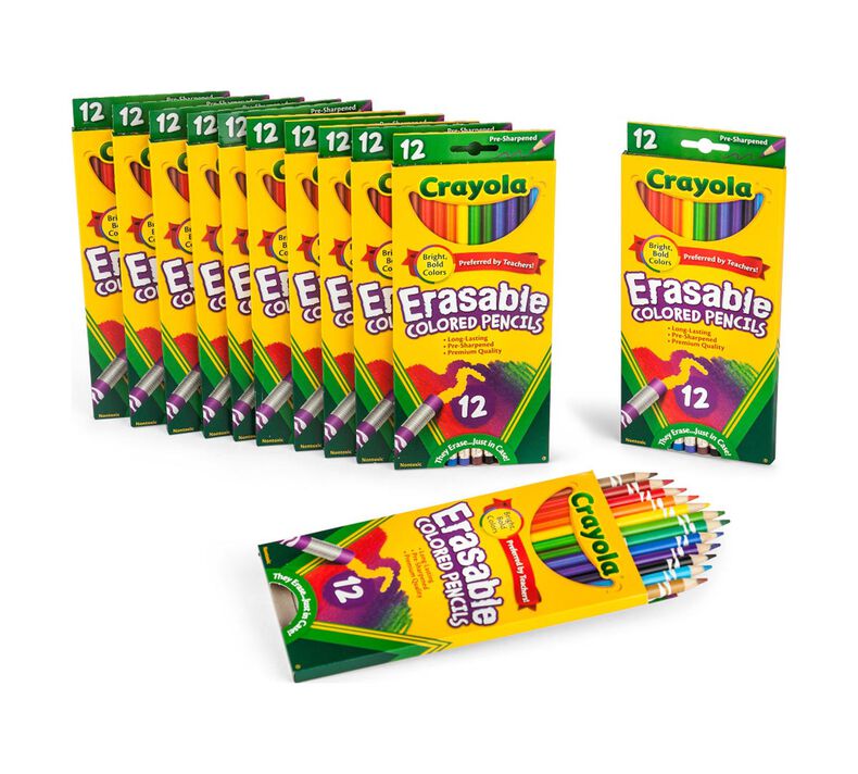 Download 12 Box Classpack Of 12 Count Erasable Colored Pencils Crayola