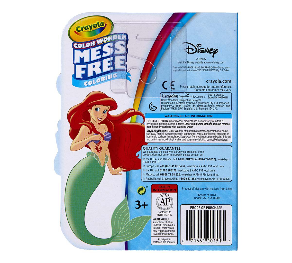 crayola disney princess color wonder on the go mess free coloring