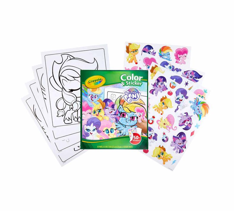 My Little Pony Color and Sticker Book