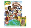 Colors of the World Coloring Book with Crayons