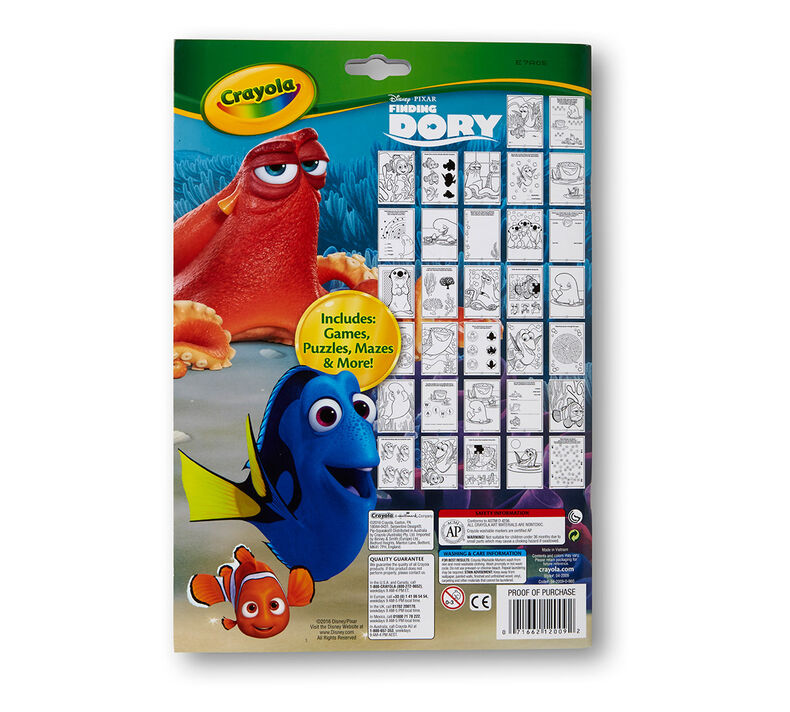 Coloring & Activity Pad with Markers Finding Dory