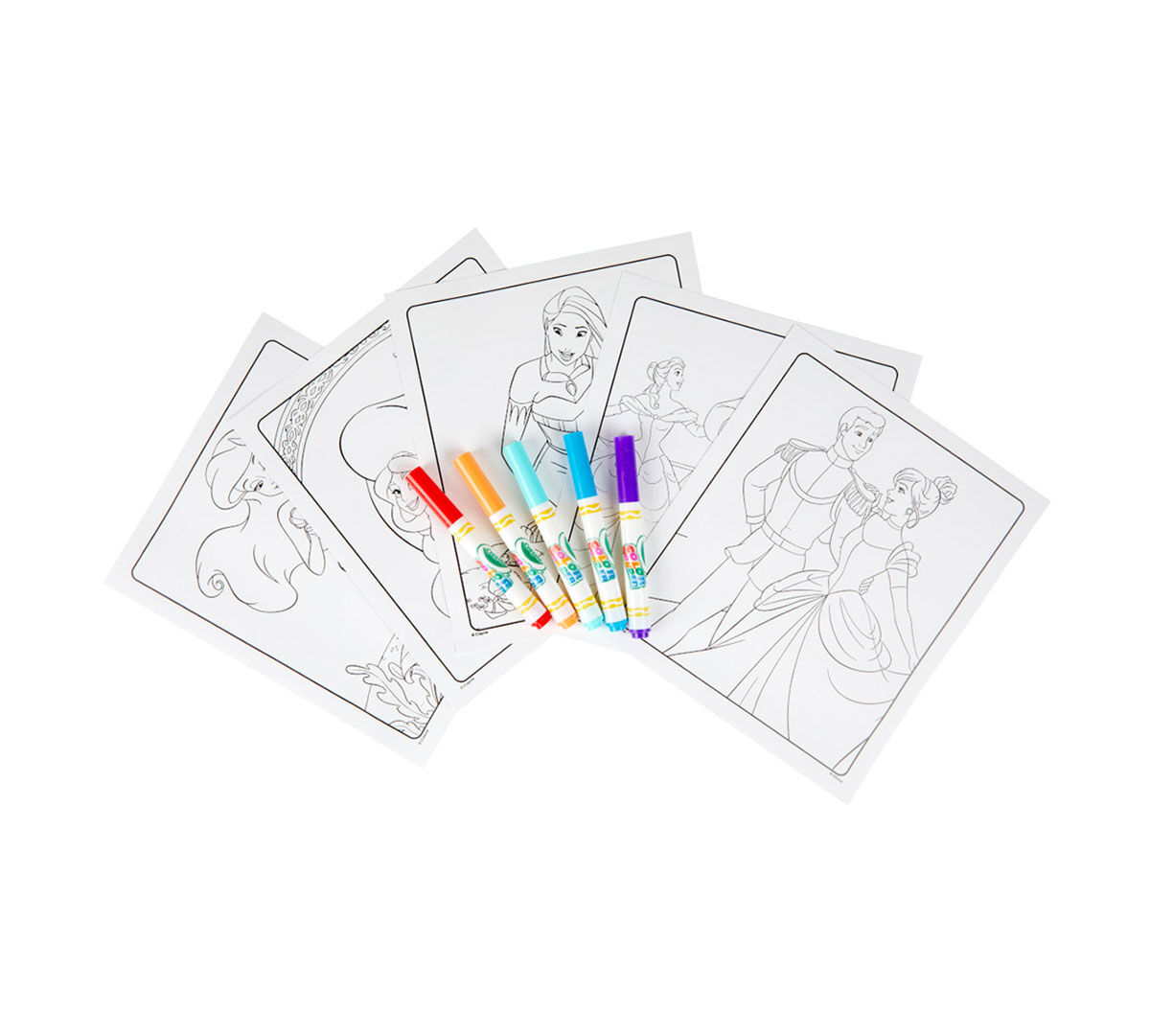Color Wonder Disney Princess Coloring Pages | Crayola