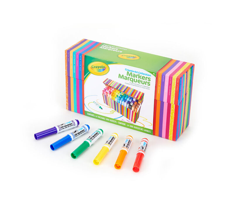 Pip-Squeaks Kids' Marker Collection, 64 Count