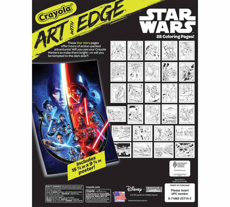 Crayola Star Wars Millennium Falcon Art Kit: What's Inside the Kit