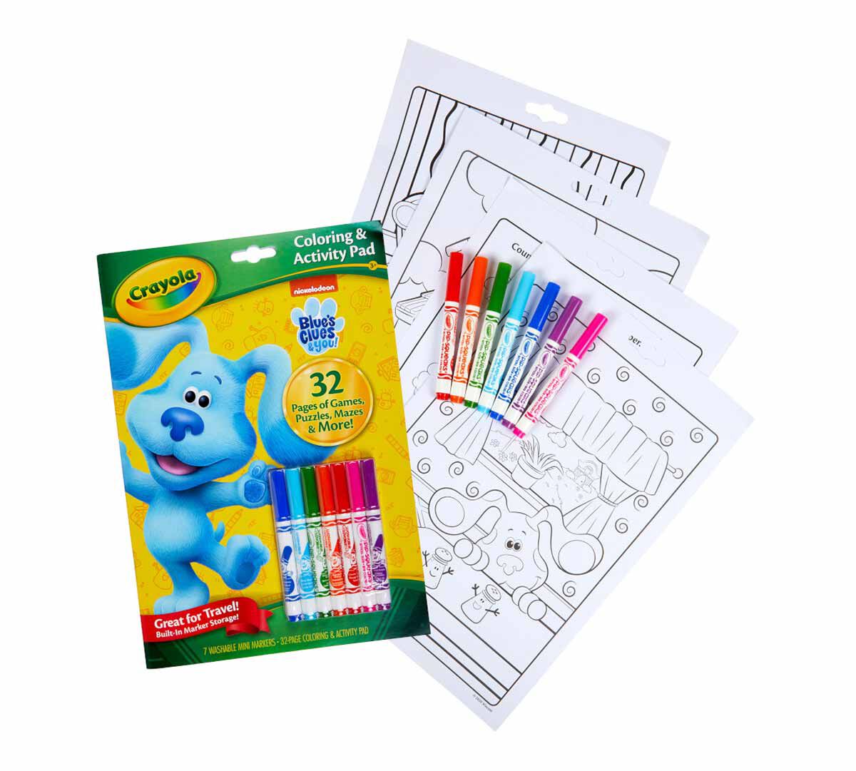 CRAYOLA COLOURING BOOKS Kids Sticker Activity Paint Drawing Fun Puzzles Games 