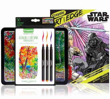 Star Wars Marker Coloring Set contents