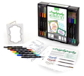Signature Crayoligraphy Activity Set products and packaging