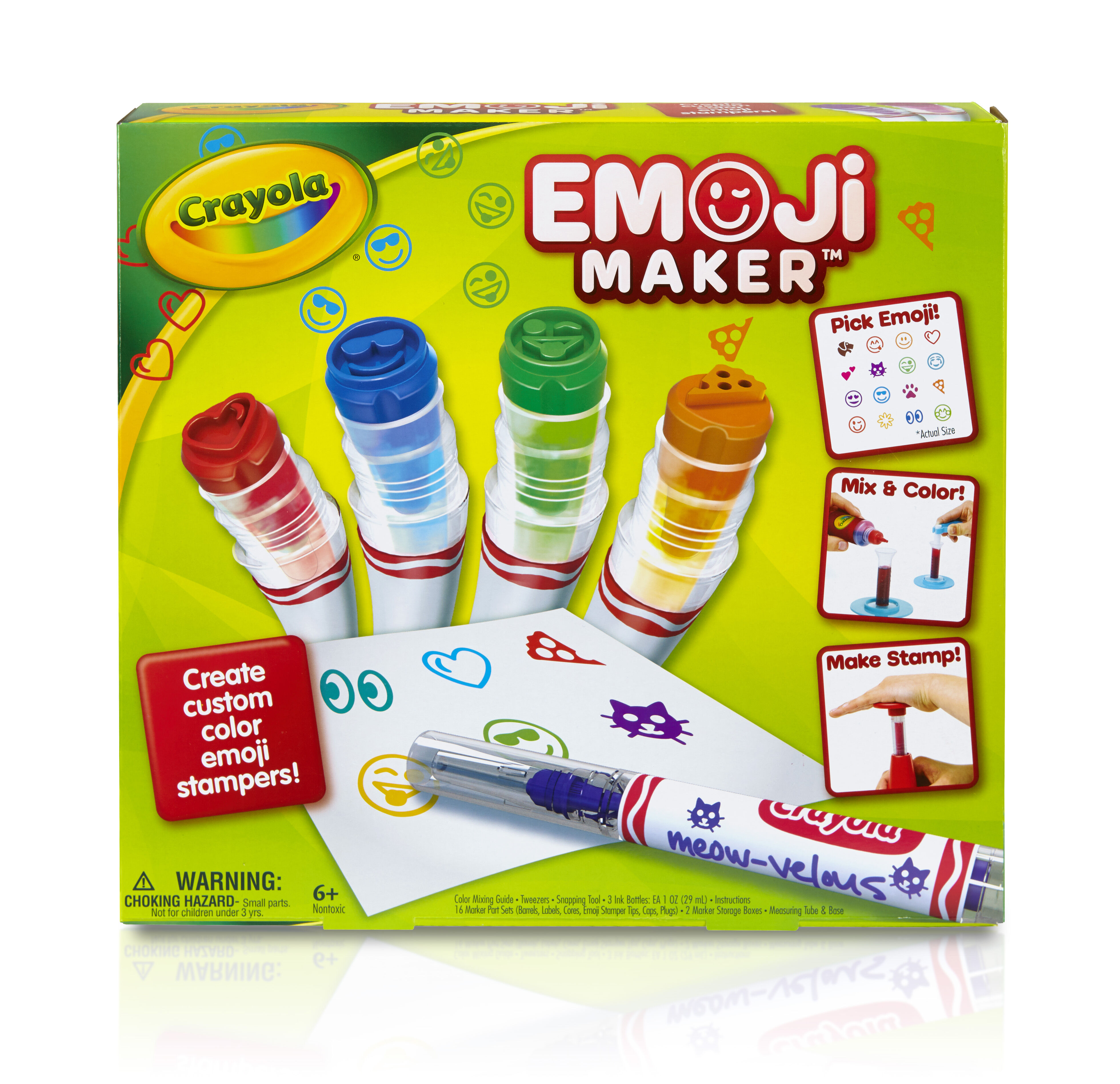 Crayola Emoji Maker Color Chart