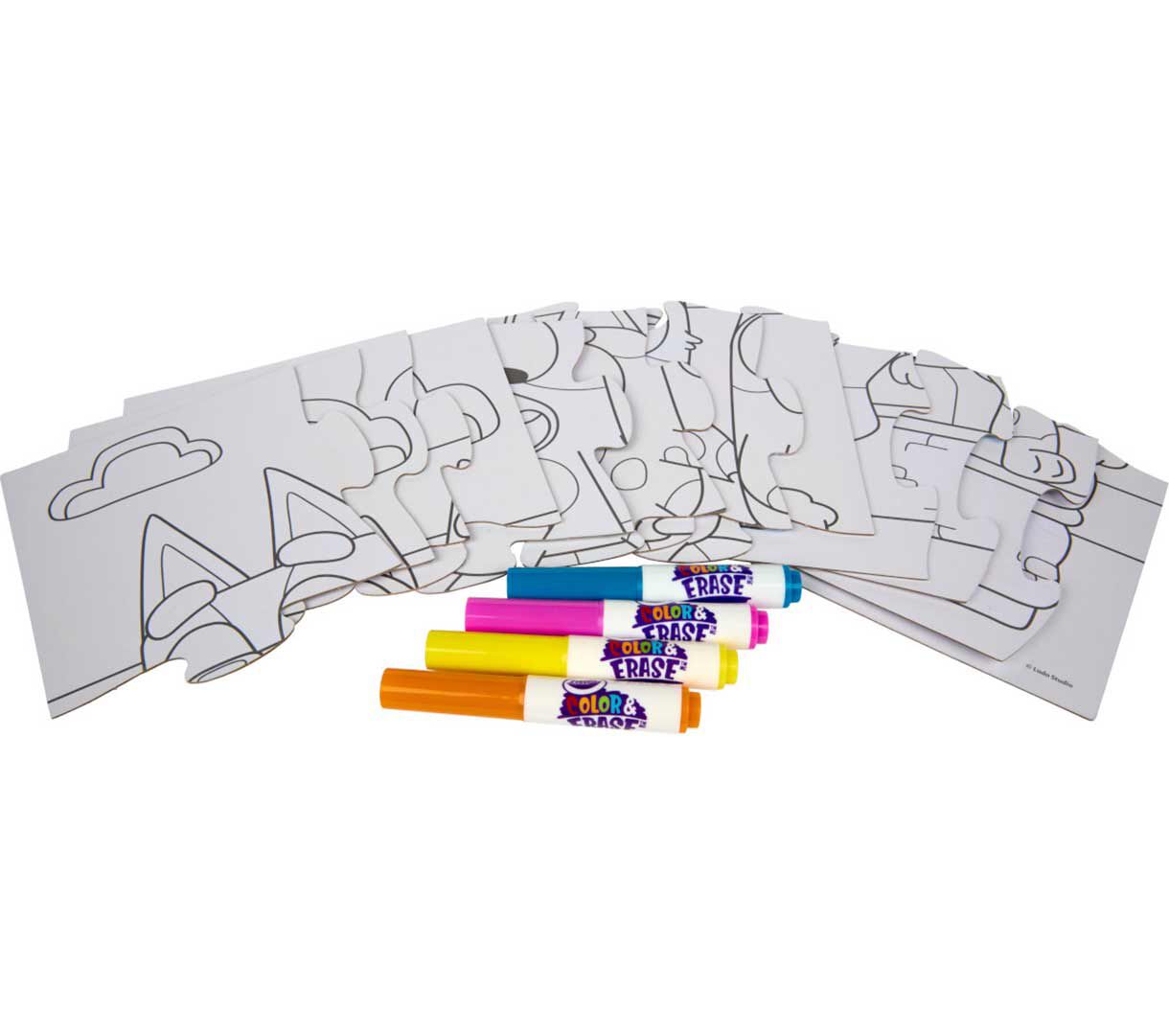 Bluey Crayola Color & Erase Puzzle Activity Set | Crayola Bluey Crayola Color & Erase Puzzle Activity Set | Crayola