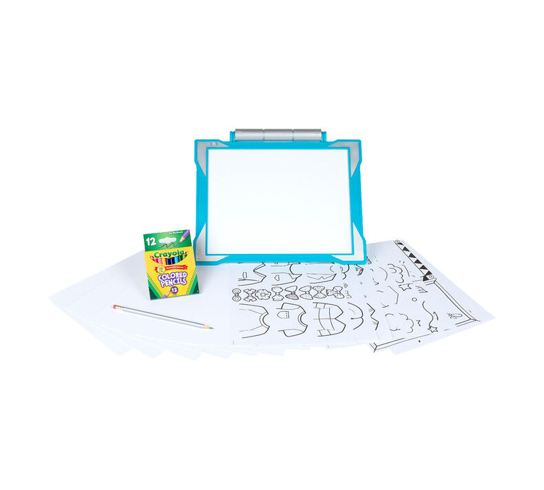 Hearoo Hard Travel Carrying Storage Case for Crayola Light-up Tracing Pad,  Large Capacity for Tracing