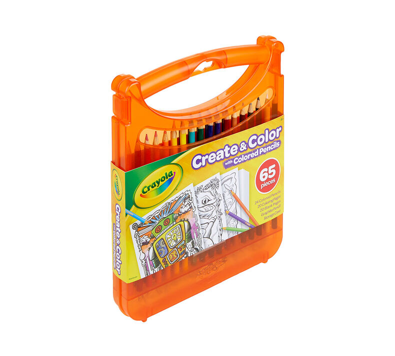 Create and Color with Colored Pencils