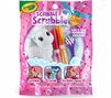 Scribble Scrubbie Pets, 1 count, pink, Missy front view.